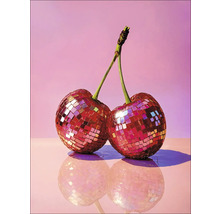 Twee kersen, bedekt met spiegelmozaïeken