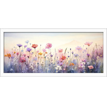 Ingelijst schilderij met bloemenweide