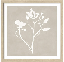 Schilderij met bloemmotief in lijst