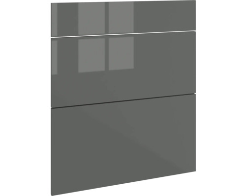 PICCANTE SMART Kastfront "AC" antraciet voor onderkastelement "22, 23 of 27" Keukenfront met glad oppervlak