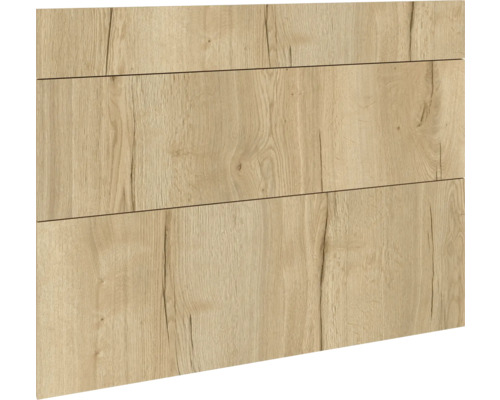 PICCANTE SMART Kastfront "AD" wild oak voor onderkastelement "24, 25 of 29" Drie houten lades met houtnerf