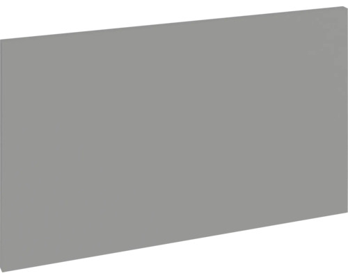 PICCANTE SMART Kastfront "N" basalt grey voor bovenkastelement "14" Grijze plaat