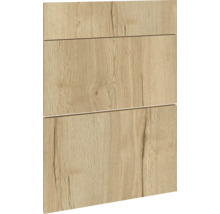 Drie houten panelen met nerf