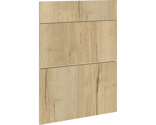 Drie houten panelen met nerf