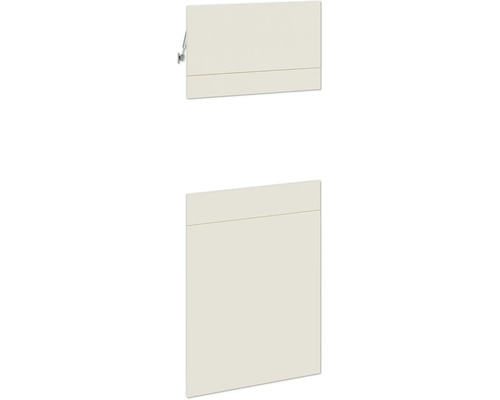 PICCANTE SMART Kastfront "AL" sandy beige voor hoogkastelement met compacte magnetron "37 of 41" Kastdeur en klep