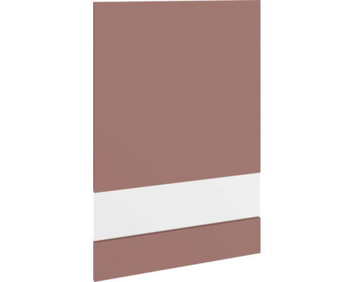 PICCANTE SMART Kastfront "R" rust red voor bovenkastelement "10" Meubelfront met dwarsstrepen