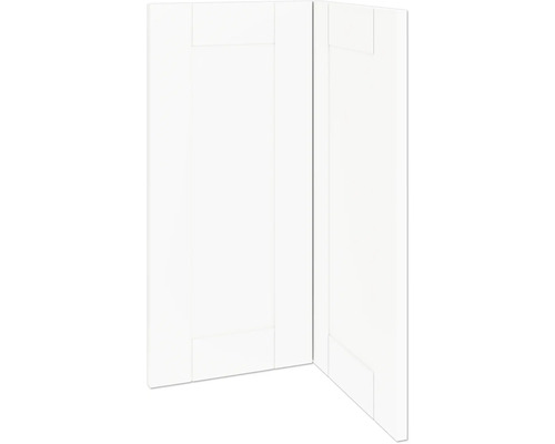 PICCANTE SMART Kastfront "AH" country white voor hoekkastelement "31 of 32" Witte kast met framefront