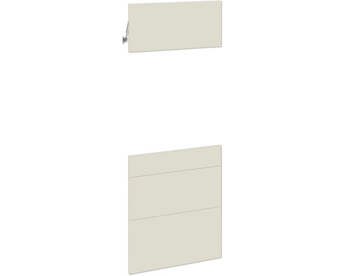 PICCANTE SMART Kastfront "AM" sandy beige voor hoogkastelement met oven "23, 37 of 42" Keukenkastdeur en klep voor keukenbouw