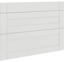 Wit schuttingelement met horizontale paneeluitstraling voor buiten