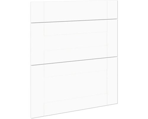 PICCANTE SMART Kastfront "AC" country white voor onderkastelement "22, 23 of 27" Kastdeur met frame-look