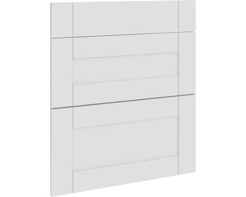 PICCANTE SMART Kastfront "AC" country grey voor onderkastelement "22, 23 of 27" Kastfront met horizontale sierlijsten