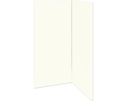 Hoek van een kamer met twee muren