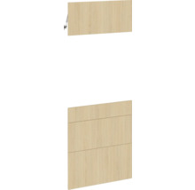 Kastdeur met houten structuur