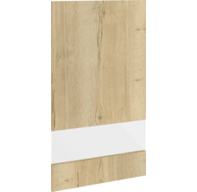 Houtdecorplaat met wit accent