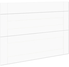 Witte schuifdeur met horizontale lijnen