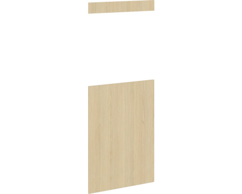 PICCANTE SMART Kastfront "AK" light oak voor hoogkastelement met koelkast en oven "37 of 40" Houtdecoratie-element voor meubelconstructie
