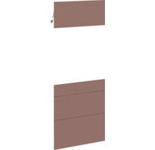 Kast met klepdeur en horizontale voegen