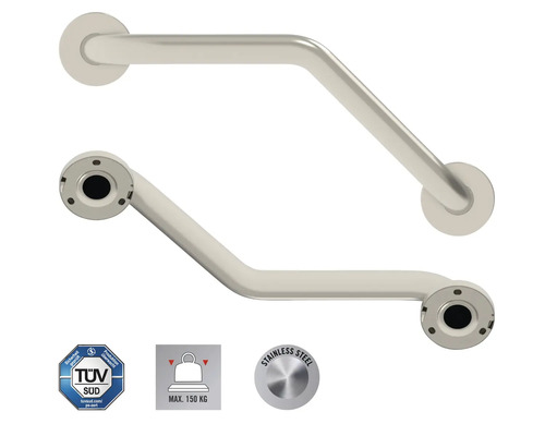 Hoekbadgreep van roestvrij staal