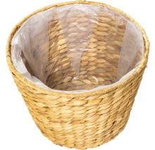 Bloempot van waterhyacint met folie