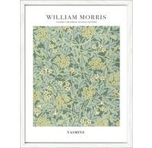 Ingelijste muurafbeelding met William Morris Yasmine motief