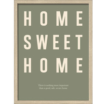 Ingelijste afbeelding met de tekst Home Sweet Home