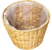 Gevlochten plantenmand met kunststof binnenvoering