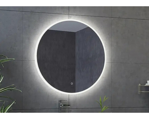 SANOX Badkamerspiegel met verlichting Shine Ø 60 cm Ronde badkamerspiegel met LED-verlichting voor een moderne badkamerinrichting.