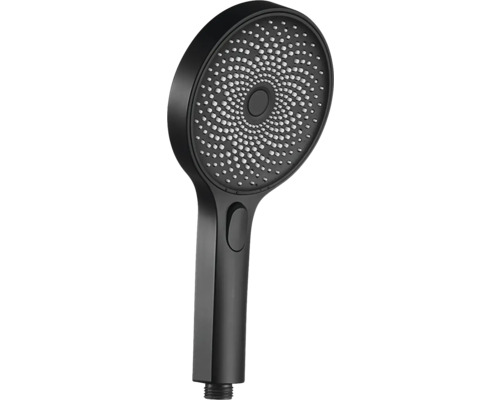 Zwarte douchekop voor de badkamer