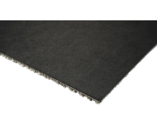 Close-up van een grijze tapijttegel.