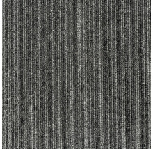 Grijs tapijt met ribstructuur