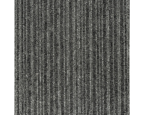 Grijs tapijt met ribstructuur