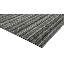 Grijs gestreepte deurmat