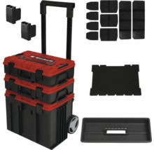 Einhell gereedschapskoffer met wielen, modulaire constructie en accessoires