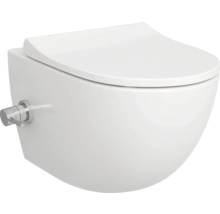 Wandcloset met diepspoeling en bedieningshendel