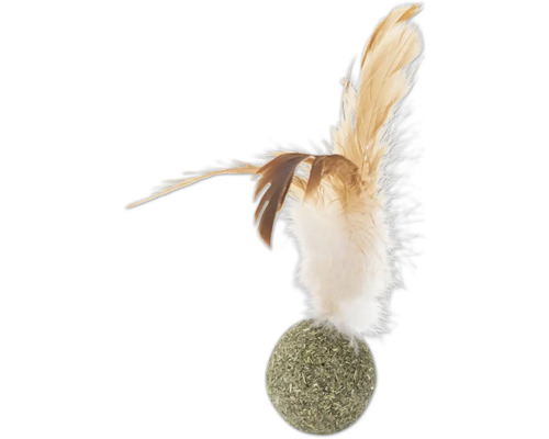 Kattenkruidbal met veren voor katten