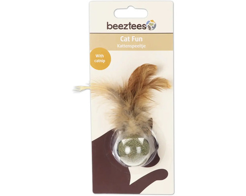 Kattenspeelgoed met veren en kattenkruid