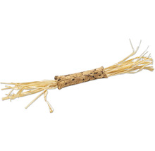 Decoratief element van kurk en raffia