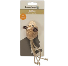 Beeztees kattenspeelgoed muis met kattenkruid op verpakking