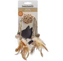 Kattenspeelgoed met bal, touw en veren