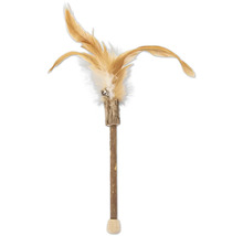 Katvishengel met veren en belletjes