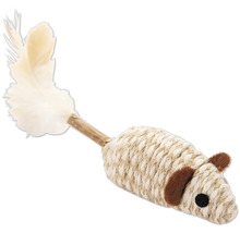 Kattenspeelgoed muis met veren