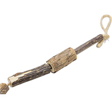 Knaagdierenspeelgoed van hout met ophanging