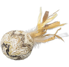 Speelgoedbal voor katten met veren