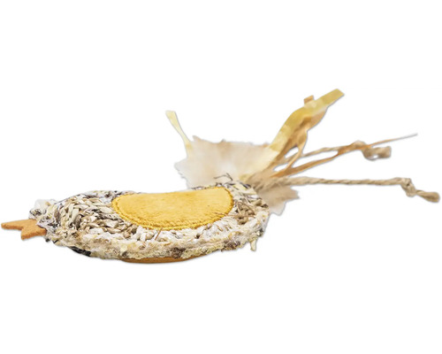 Decoratief vogelbeeldje met veren voor binnenshuis