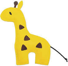 Gele giraffe als knuffeldier