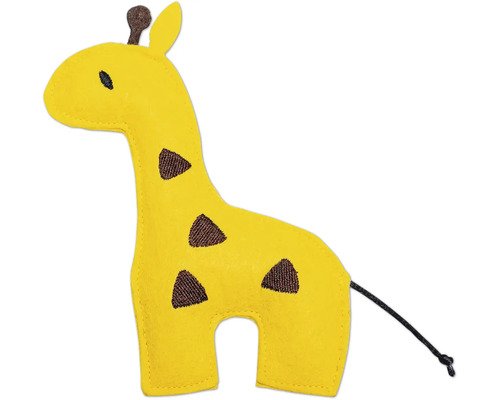 Gele giraffe als knuffeldier