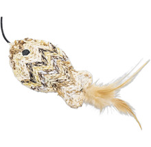 Kattenspeelgoed muis met veren