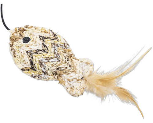 Kattenspeelgoed muis met veren