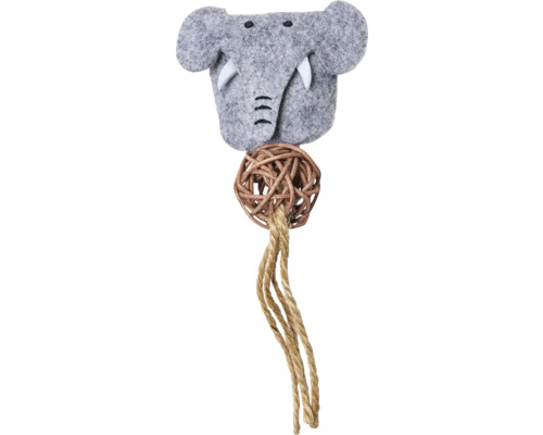 Decoratieobject olifant met bol en touw