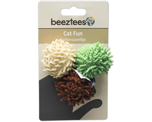 Beeztees Cat Fun kattenspeelgoed met drie pompons